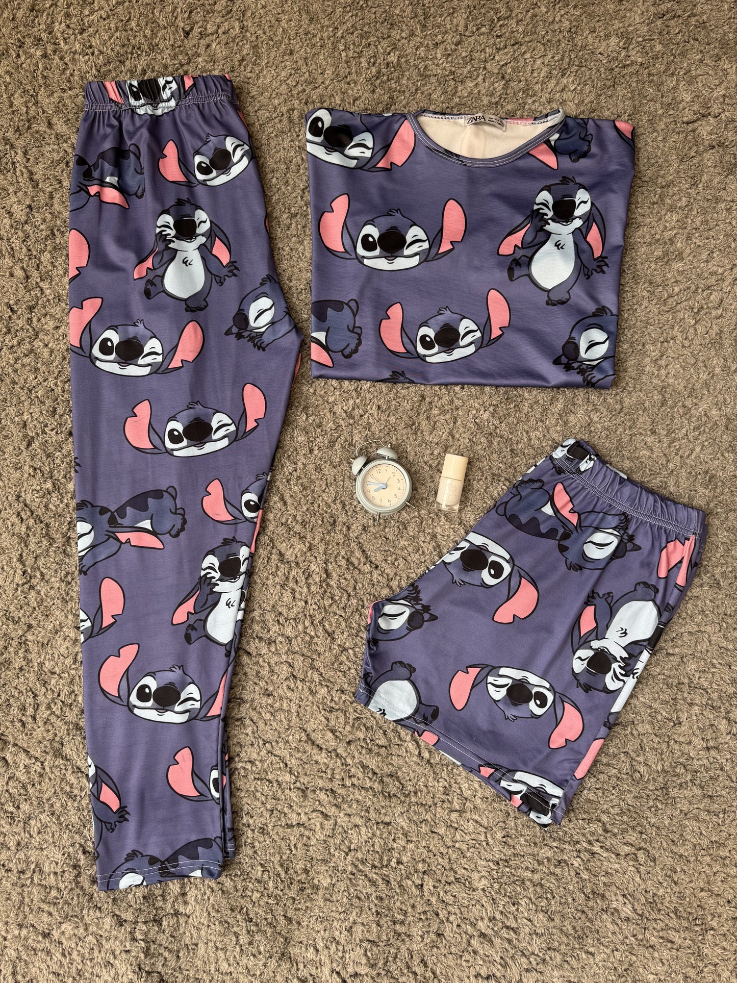 3-Piece Stitch Pajama Set