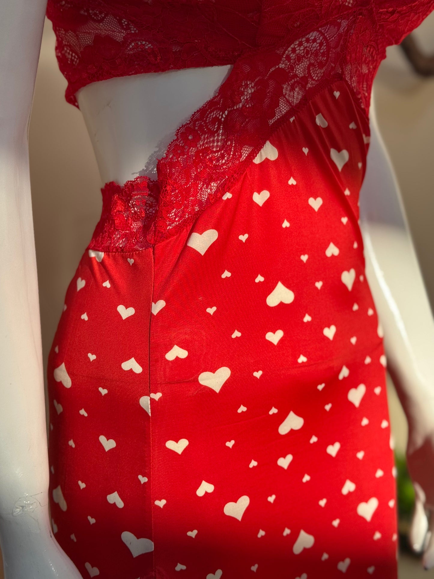Heart Print Dress
