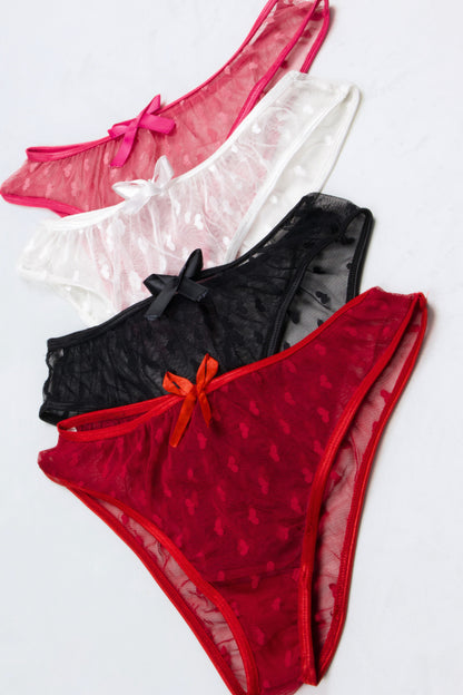 Sheer Reveal Bikini Panty (Pack of 4)
