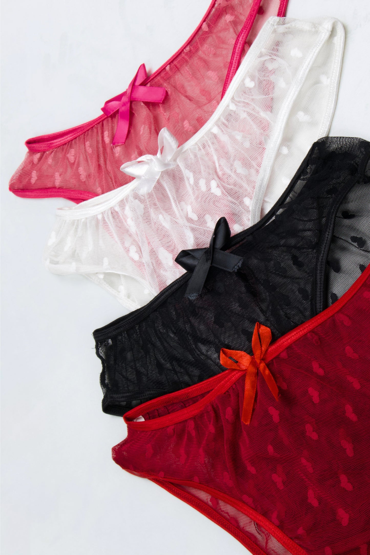 Sheer Reveal Bikini Panty (Pack of 4)