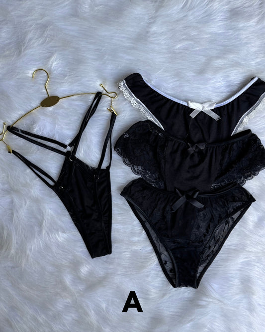 Black Set (Pack of 4)