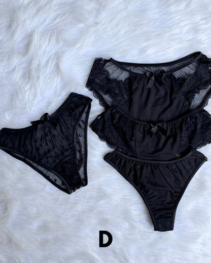 Black Set (Pack of 4)