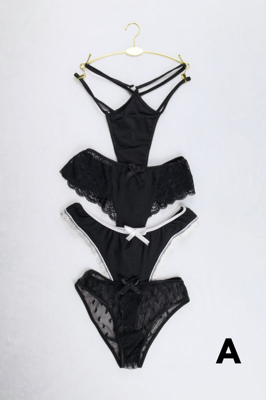 Black Set (Pack of 4)