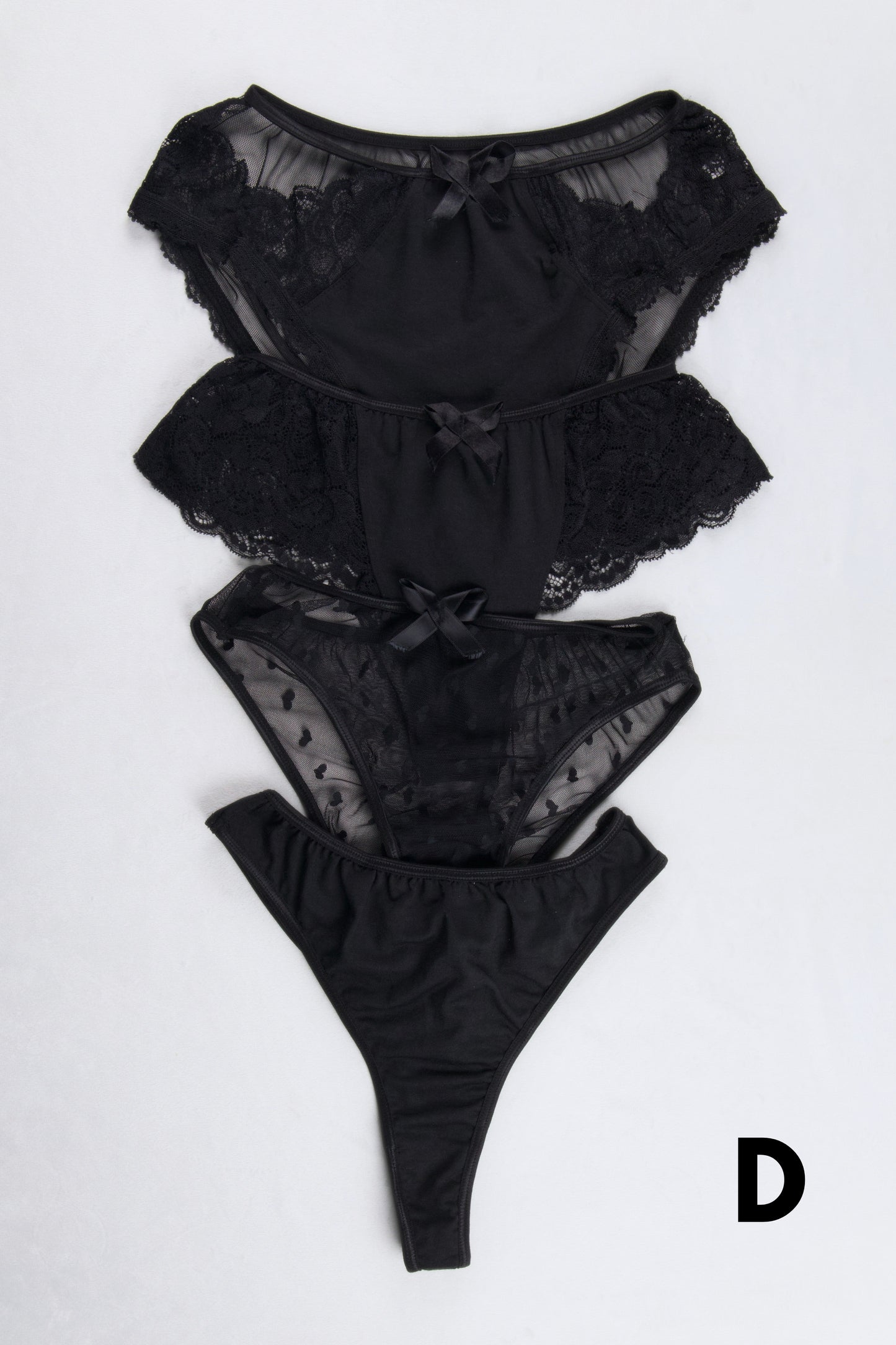 Black Set (Pack of 4)