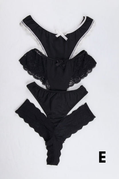 Black Set (Pack of 4)