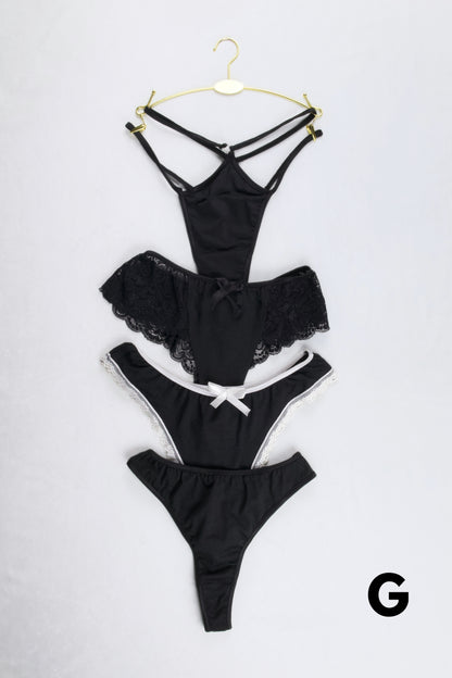 Black Set (Pack of 4)