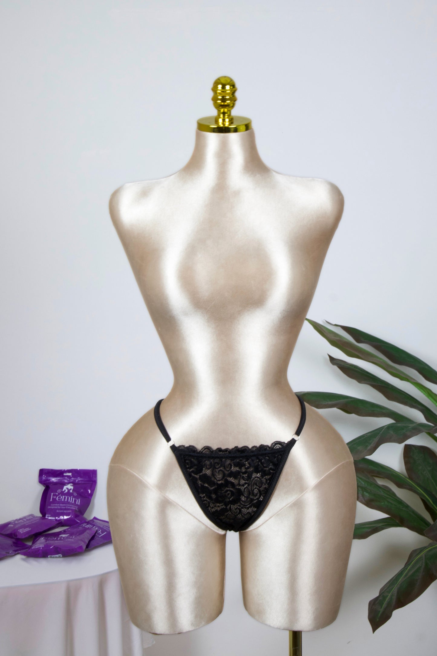 Lace Adjustable G-String Panty