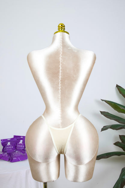 Cotton Ribbed Thong Panty