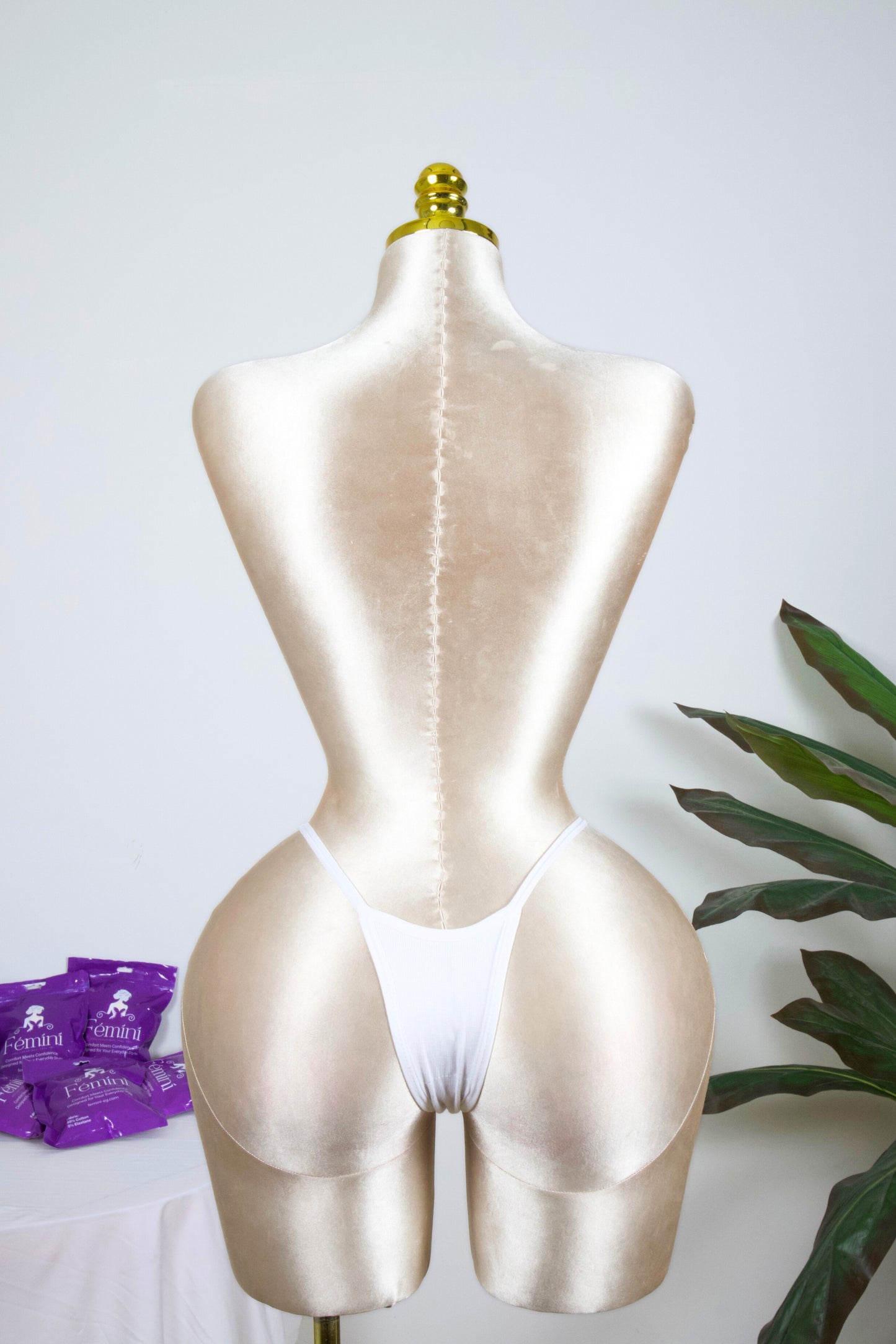 Cotton Ribbed Thong Panty