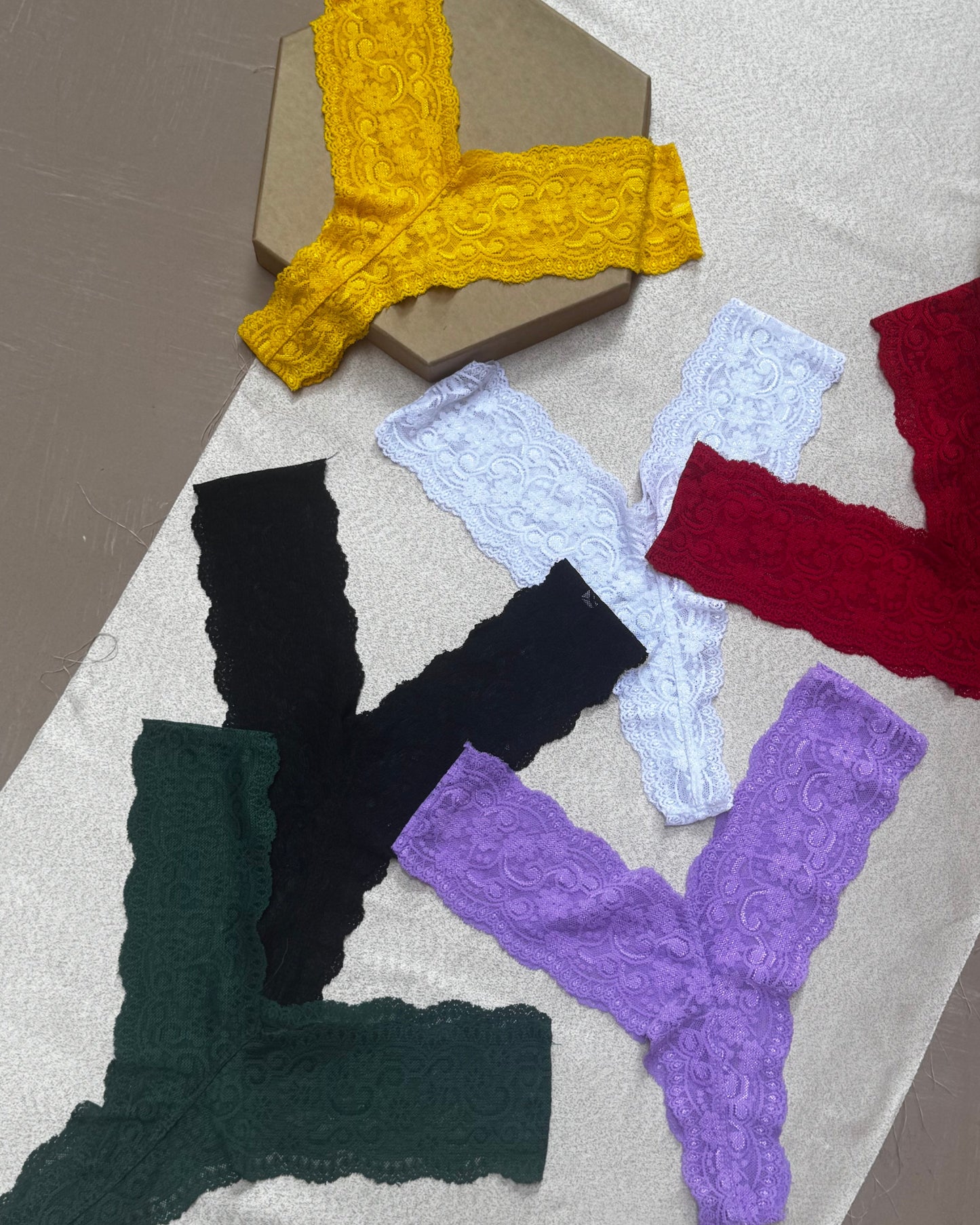 Lace Thong Panty (Pack of 6)