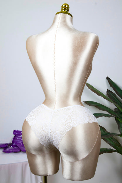 Cotton Lace Brazilian Panty