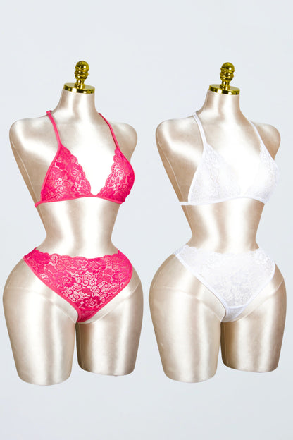Lace Bra and Panty Set (Pack of 2)