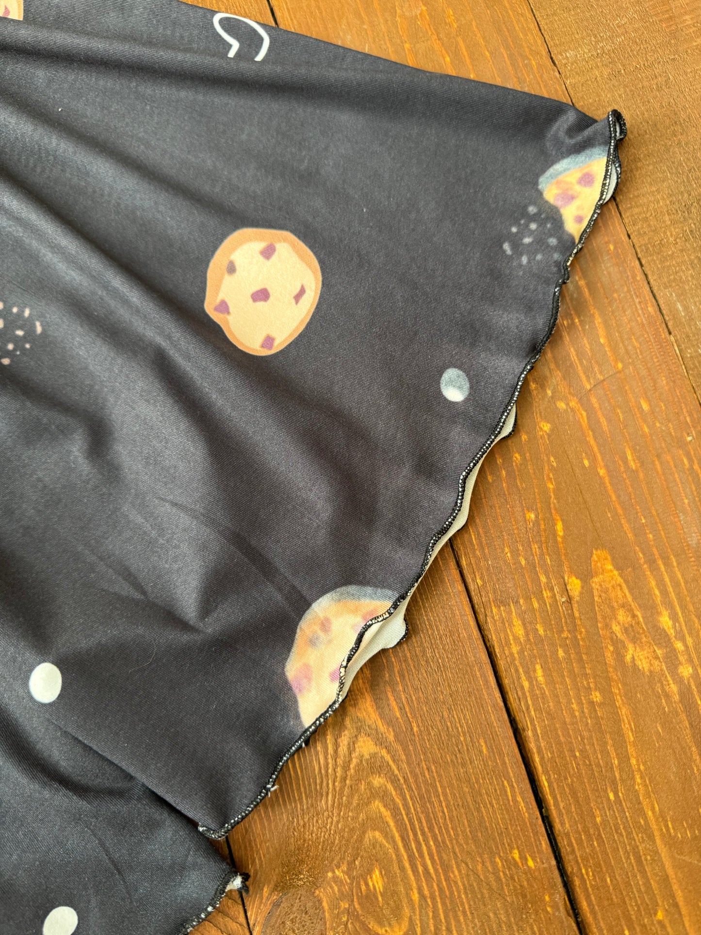 Cookie Print Cotton Hot Shorts & Tank Top Set
