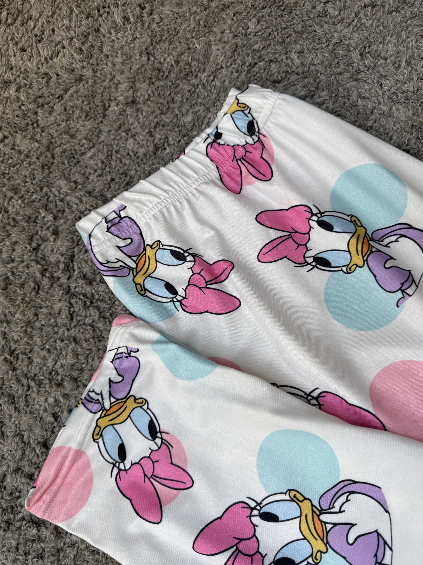 Elegant Duck Design Two-Piece Pajama Set