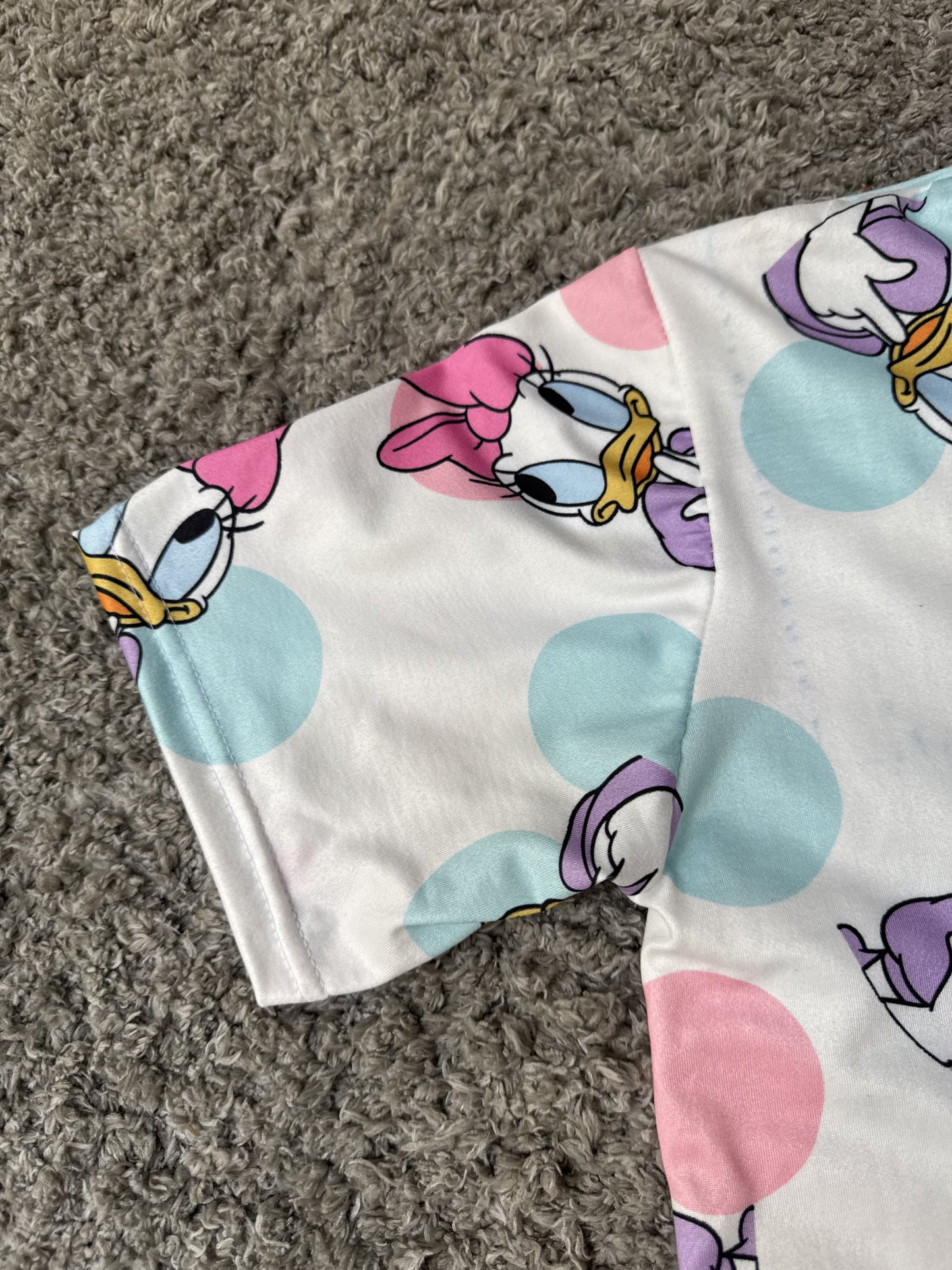 Elegant Duck Design Two-Piece Pajama Set