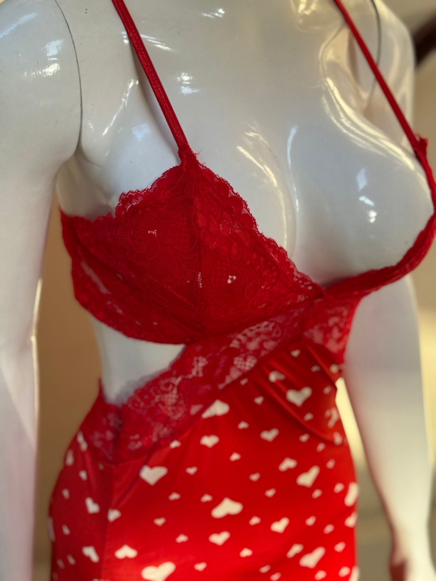 Heart Print Dress