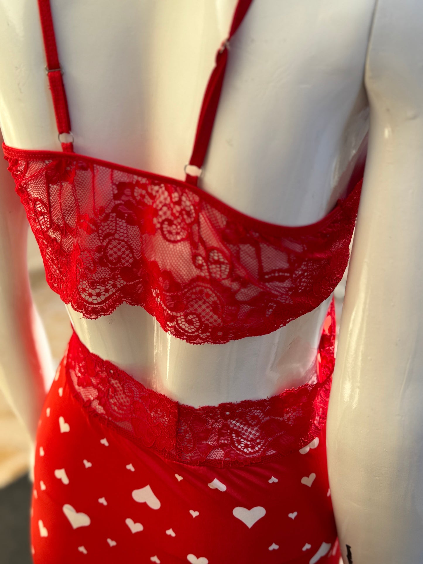 Heart Print Dress