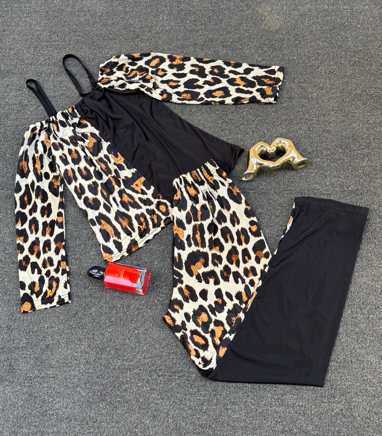 Tiger Print Pajama Set