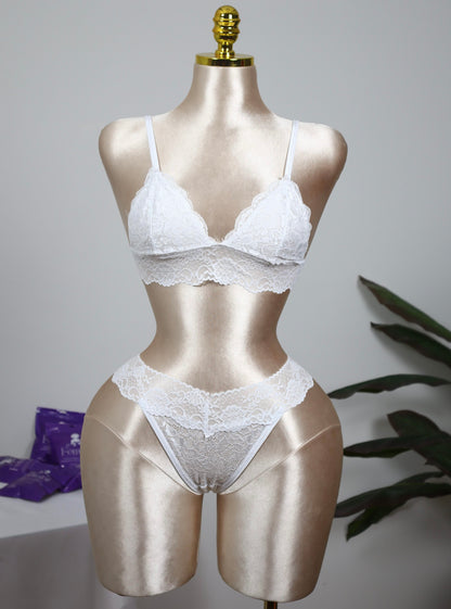 Lace Bralette and Panty Set