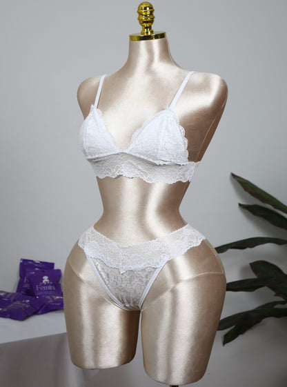 Lace Bralette and Panty Set