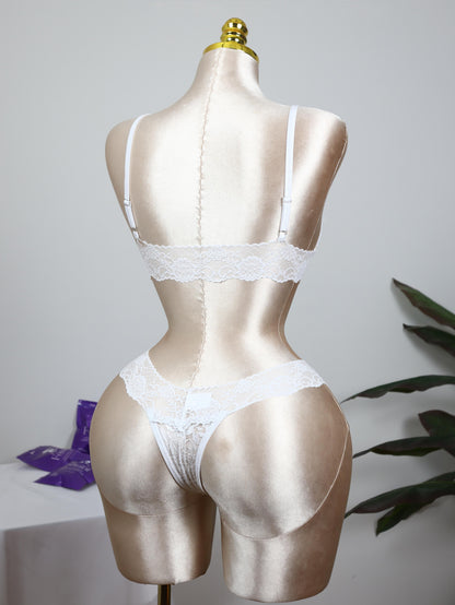 Lace Bralette and Panty Set