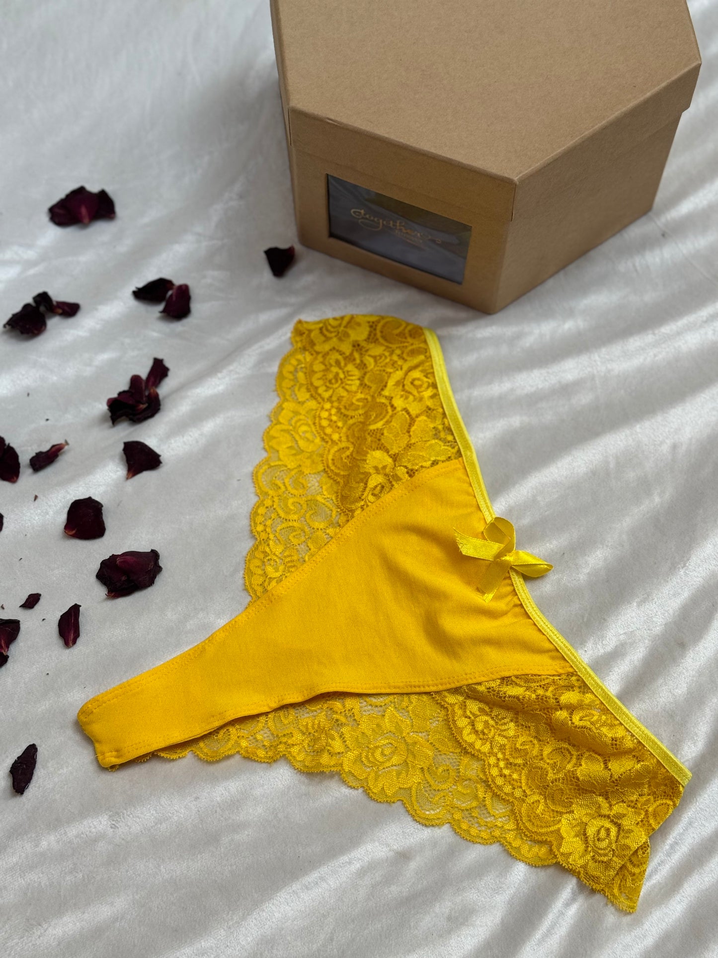 Cotton Lace Brazilian Panty
