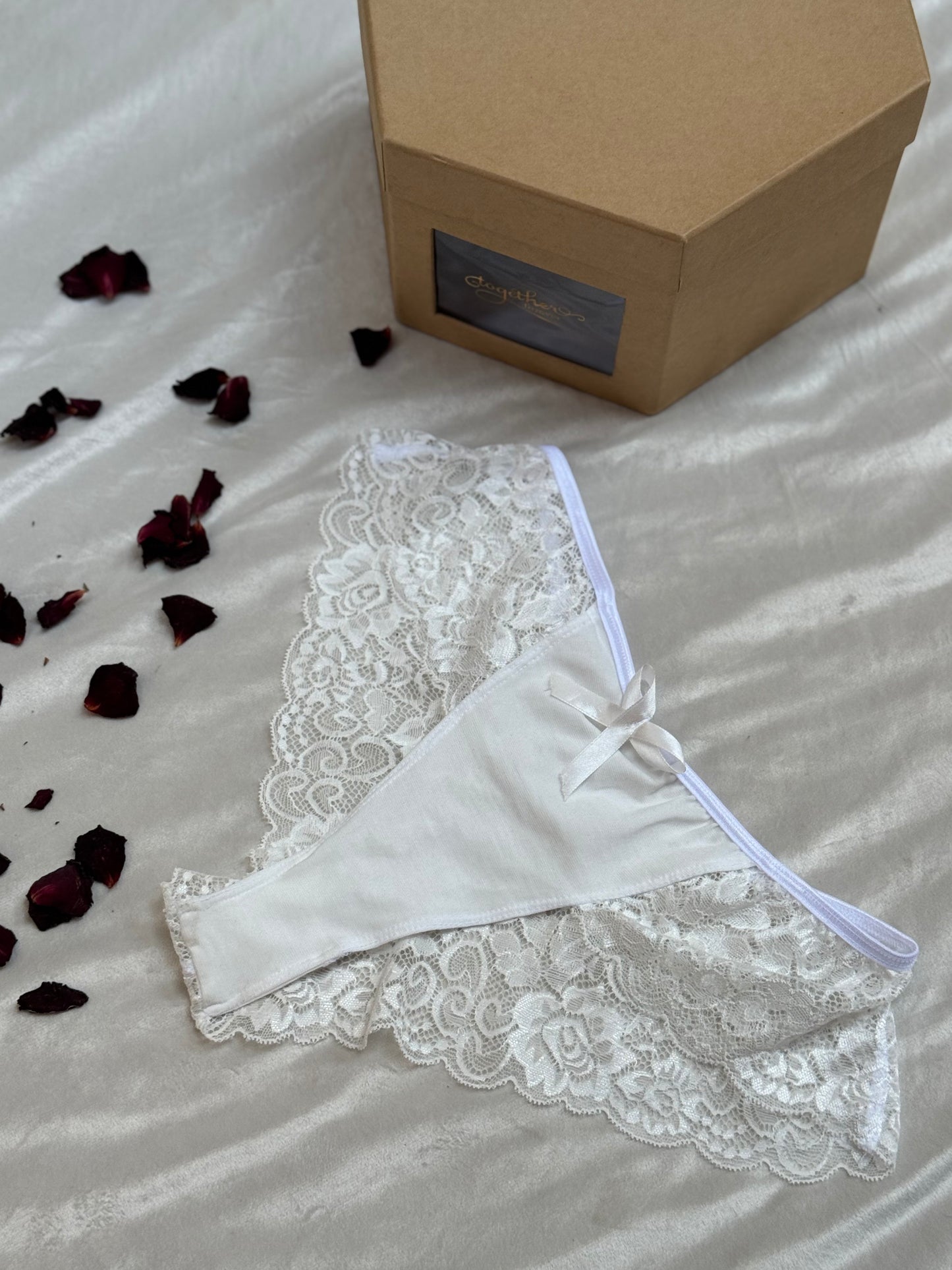 Cotton Lace Brazilian Panty