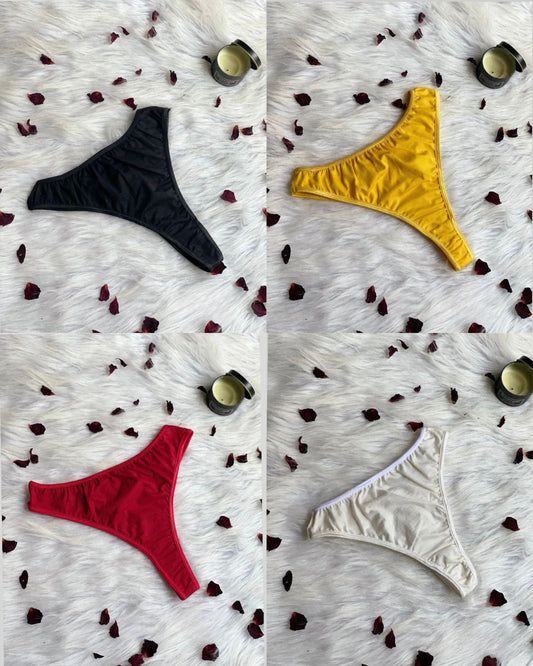 No-Show Thong Panty (Pack of 4)