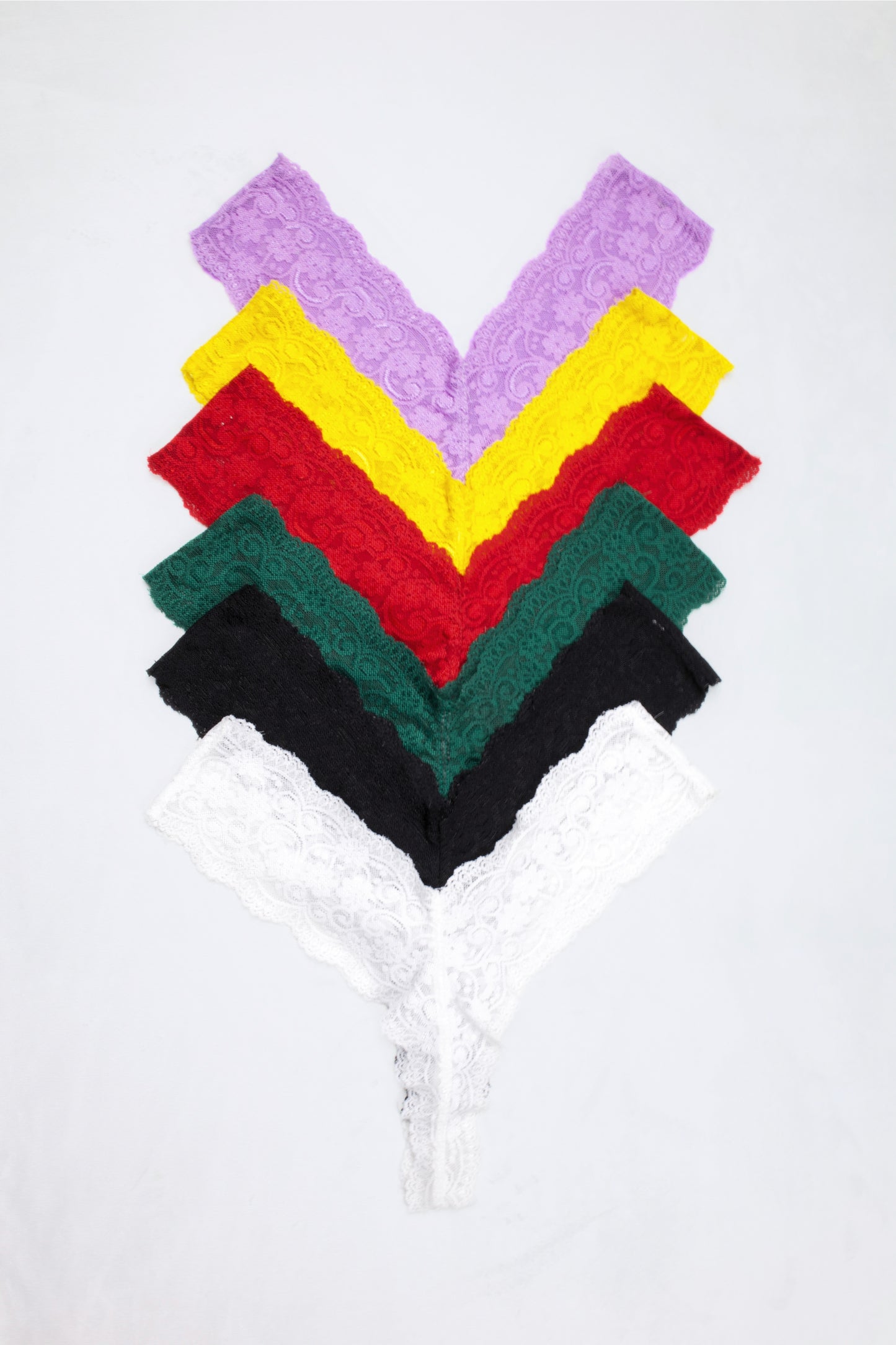 Lace Thong Panty (Pack of 6)