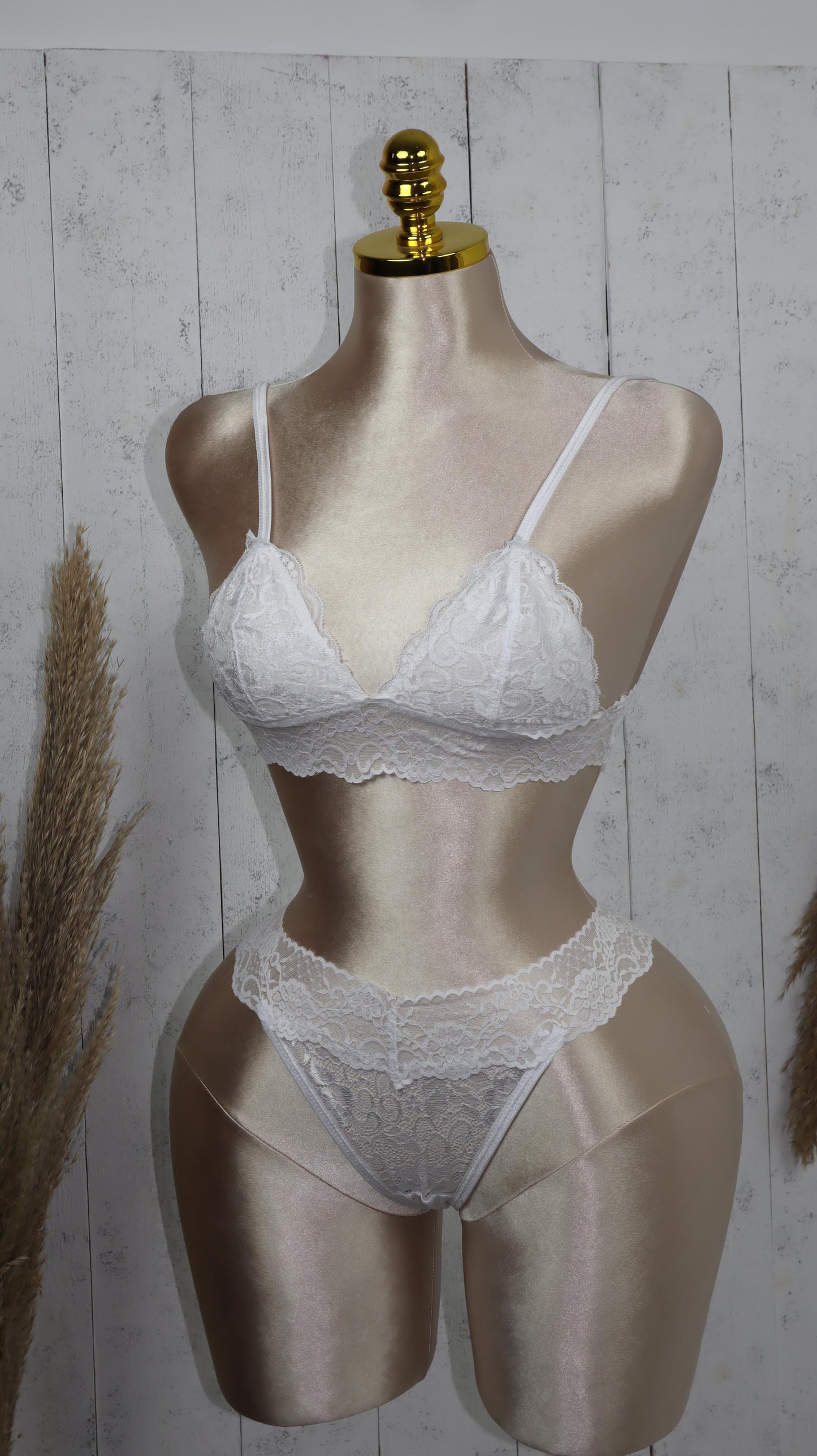 Lace Bralette and Panty Set