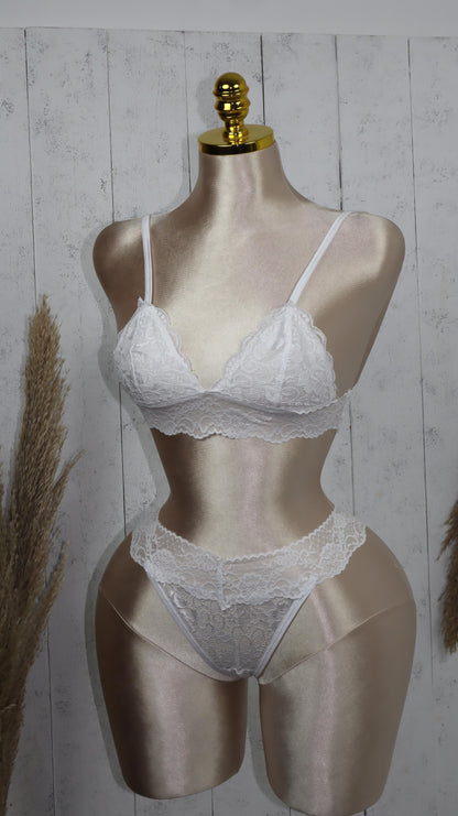 Lace Bralette and Panty Set