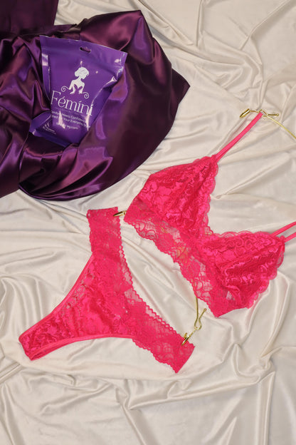 Lace Bralette and Panty Set