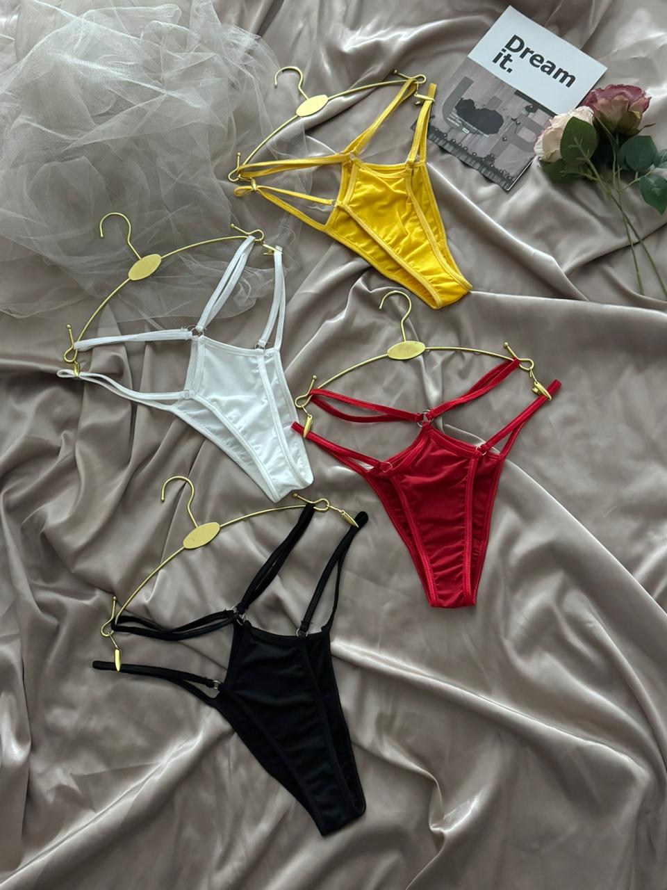 Strappy Thong Panty (Pack of 4)