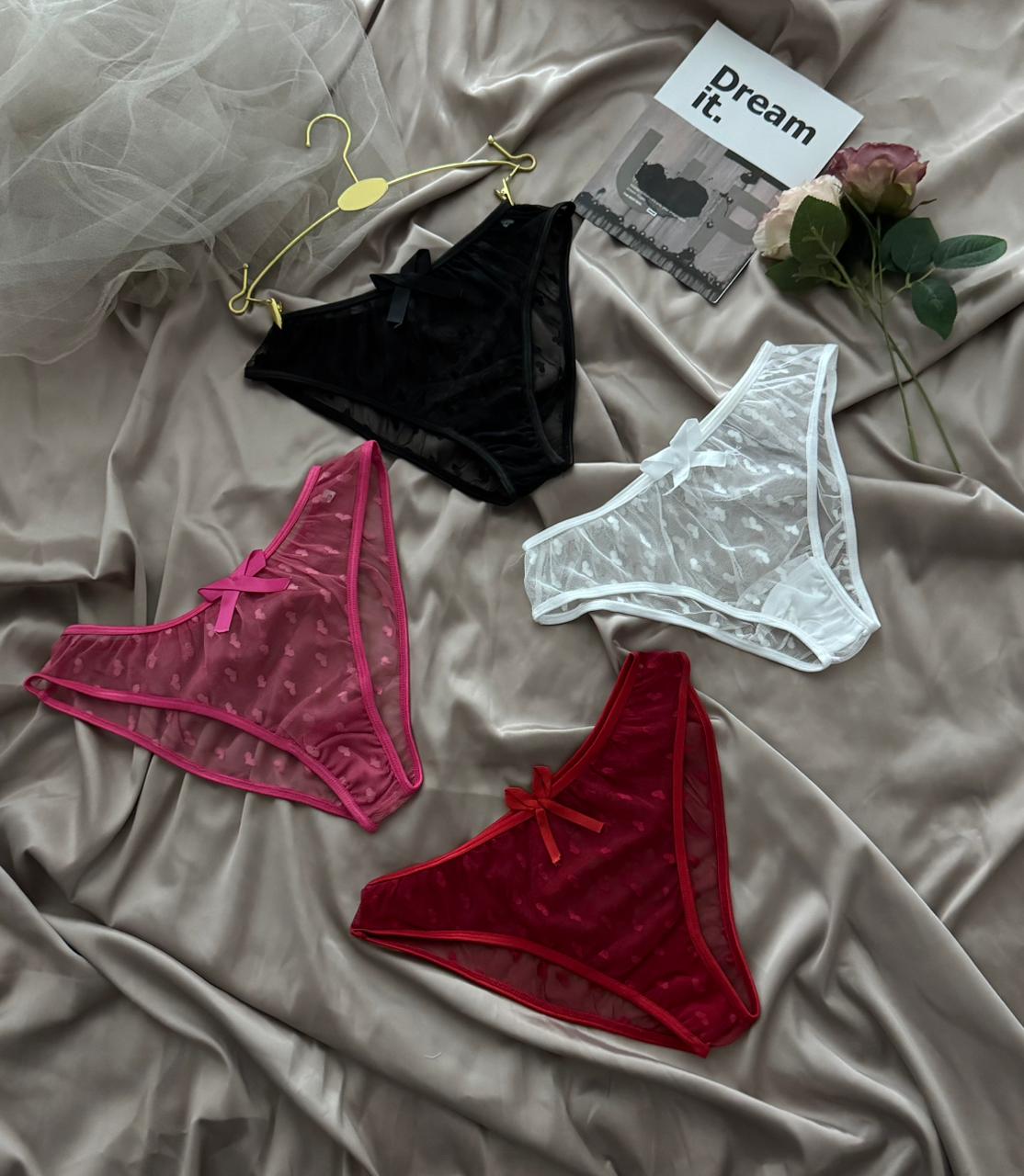 Sheer Reveal Thong Panty