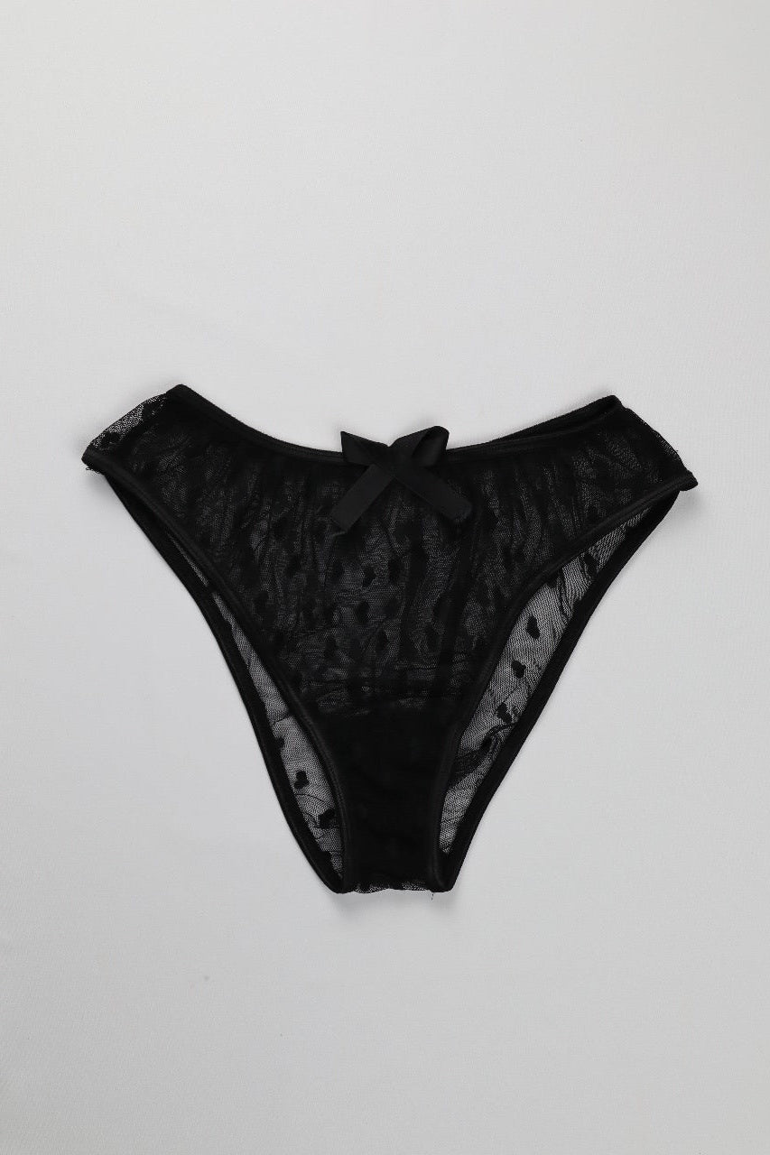 Sheer Reveal Thong Panty