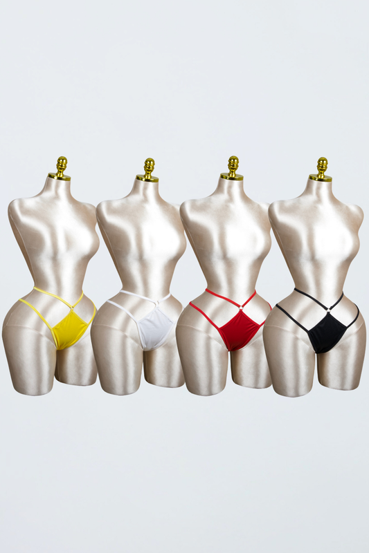 Strappy Thong Panty (Pack of 4)