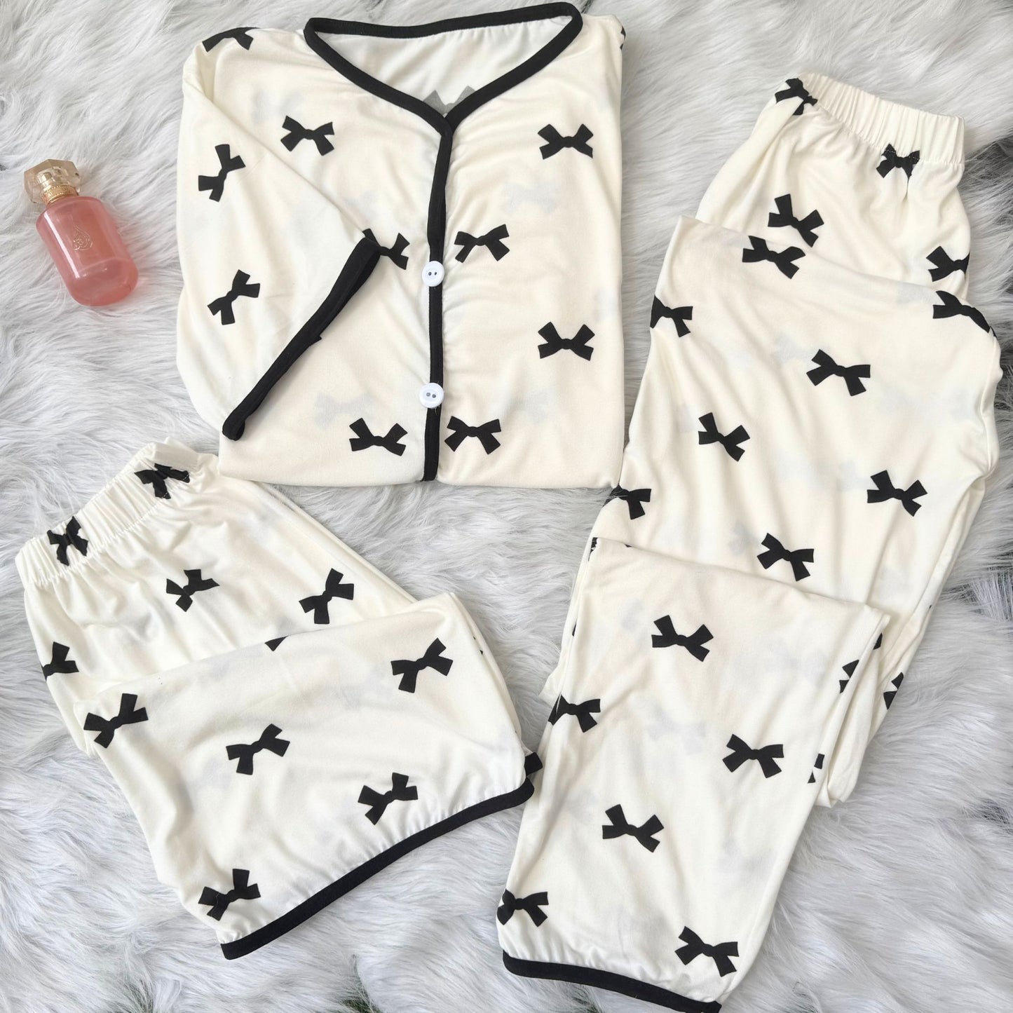 Bow Charm Pajama Set