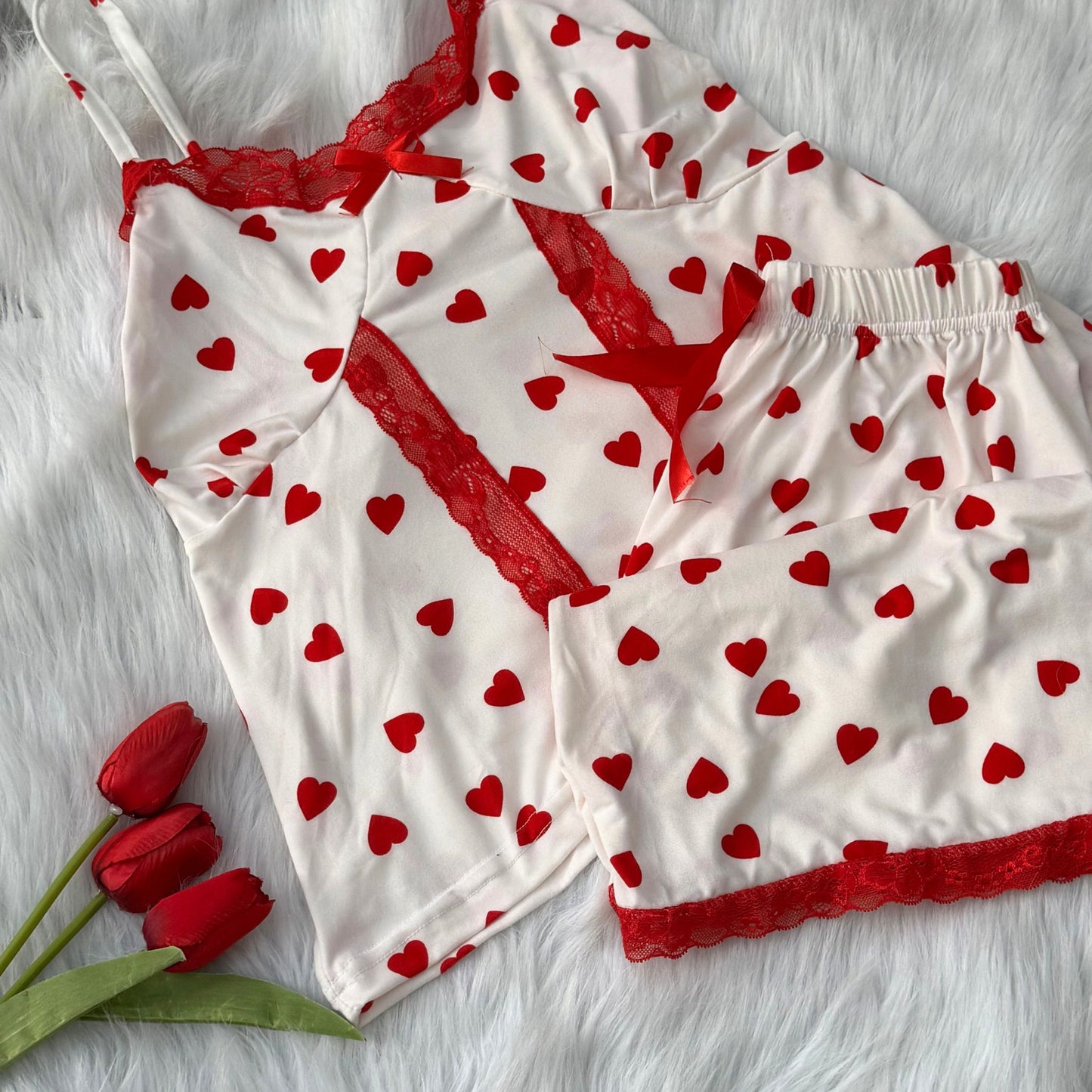 Romantic Heart Pajama Se