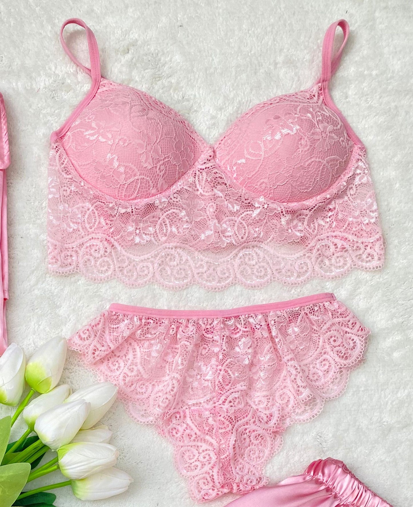 Piece Satin Pajama Set