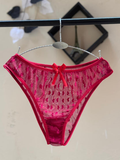 Sheer Reveal Thong Panty