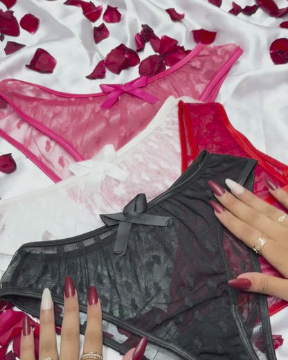 Sheer Reveal Thong Panty