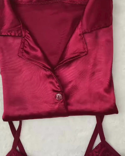 Satin Lace 5-Piece Set