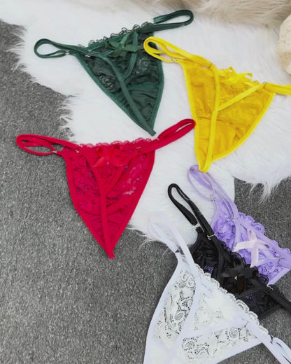 Lace Adjustable G-String Panty